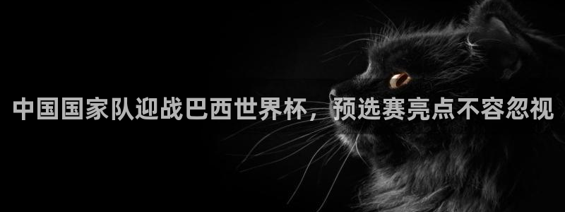 世界杯对阵表:中国国家队迎战巴西世界杯,预选赛亮点不容忽视